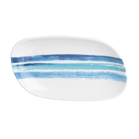 Deep Blue Porselen Kayık Tabak A+P