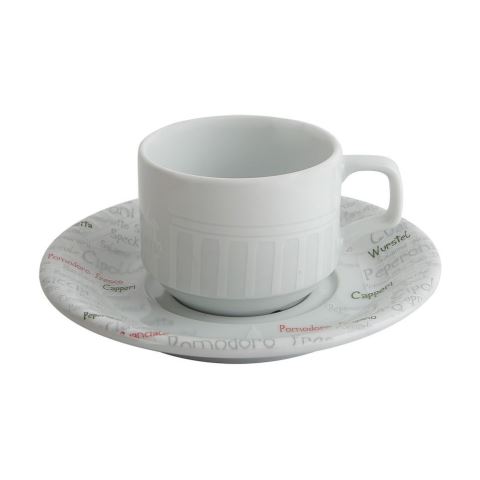Italy Porcelain Tea Cup Set 140 cc A+P