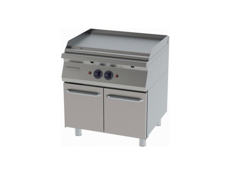 GRILL SMOOTH WITH CUPBOARD WITH GAS