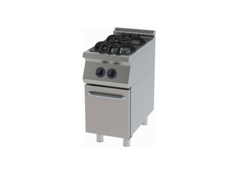 COOKER WITH CUPBOARD WITH GAS